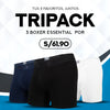 Tripack Boxers Essentials