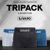 Tripack Boxers Clásicos