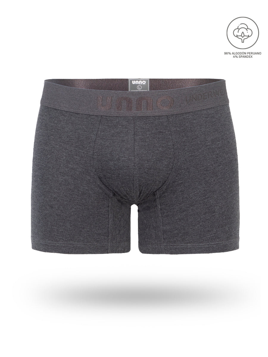 Boxer Essential Charcoal Jaspeado - Gallery 1