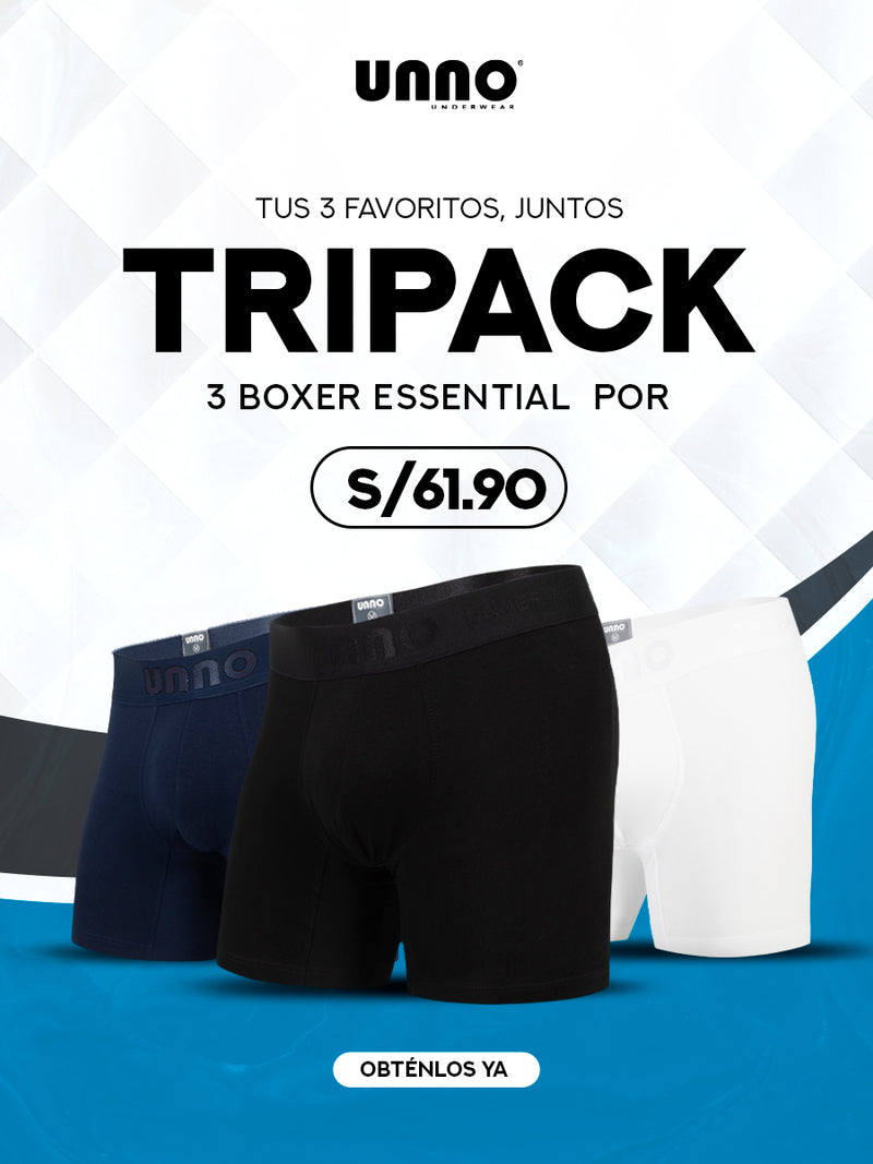 Tripack Boxers Essentials