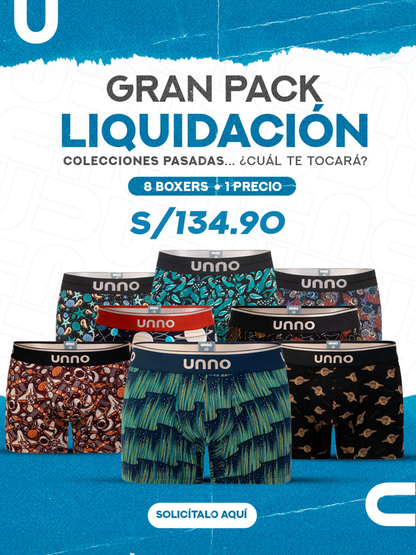 Pack Liquidación — 8 Bóxers