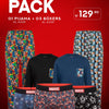 Súper Pack Marvel: 1 Pijama + 3 Bóxers
